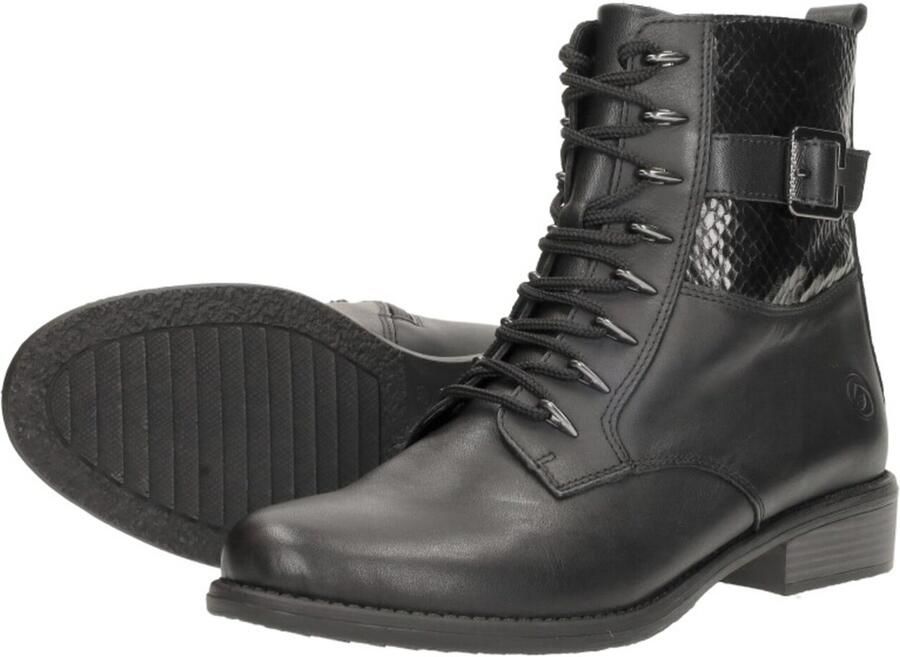Remonte Groene Leren Veterschoenen voor Dames Green - Foto 5