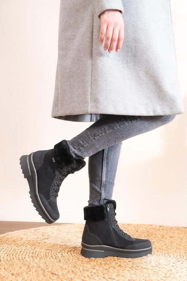 Remonte Winterlaarsjes Fiber Grip Winterlaarzen outdoorboots met waterafstotend TEX-membraan