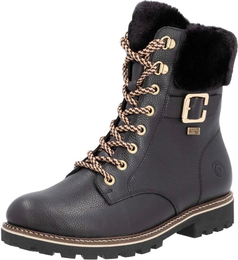 Remonte Winterlaarzen Liz Hurley-Collection veterschoenen outdoorschuh veterschoenen met decoratieve gesp