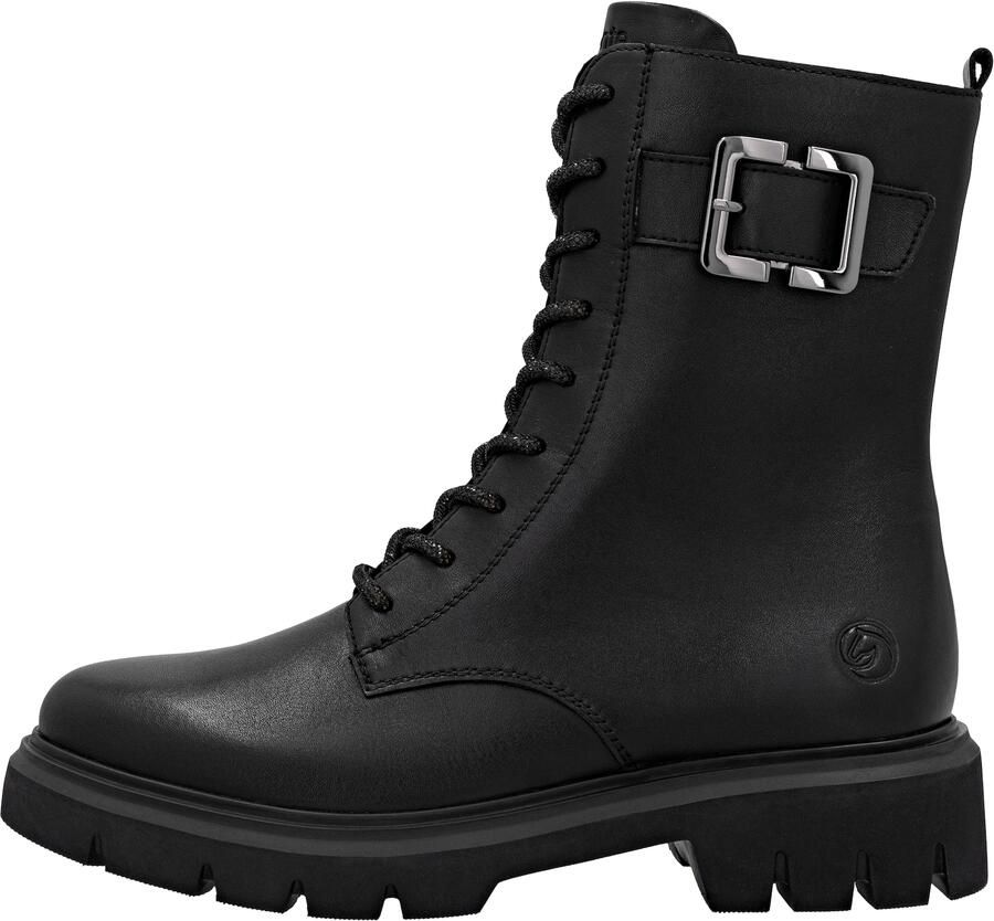 Remonte Veterschoenen Enkellaars boots profielzool blokhak met siersluiting - Foto 2