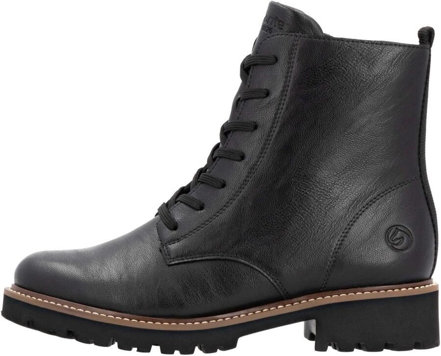 Remonte Veterschoenen blokhak veterschoen enkellaars in used look - Foto 6