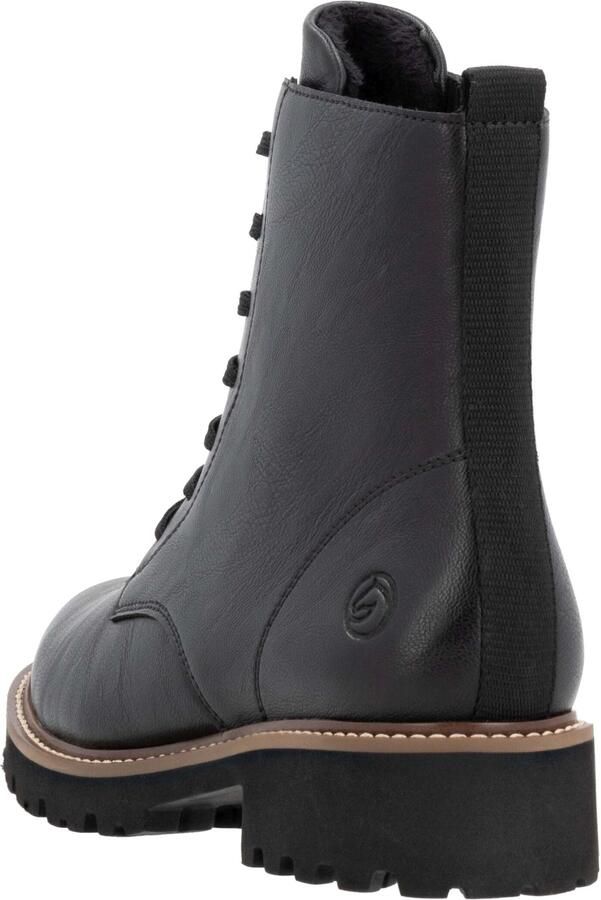 Remonte Veterschoenen blokhak veterschoen enkellaars in used look - Foto 3