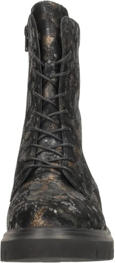 Remonte Metallic Dierenprint Veterschoen Black Dames - Foto 2