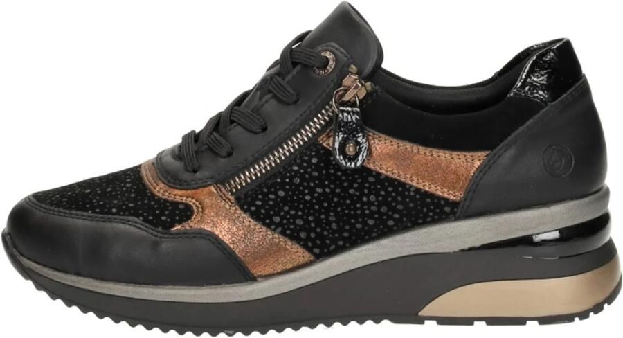 Remonte Veterschoenen Laag Veterschoenen Laag zwart
