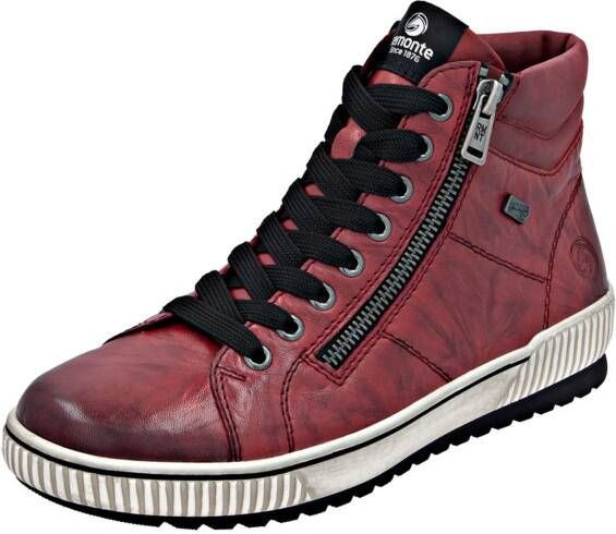 Remonte Veterschoenen platform lace-up ankle boots in crash look - Foto 2