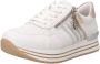 Remonte Plateausneakers ELLE-Collection met modieuze contrastafwerking vrijetijdsschoen halfhoge schoen veterschoen - Thumbnail 7