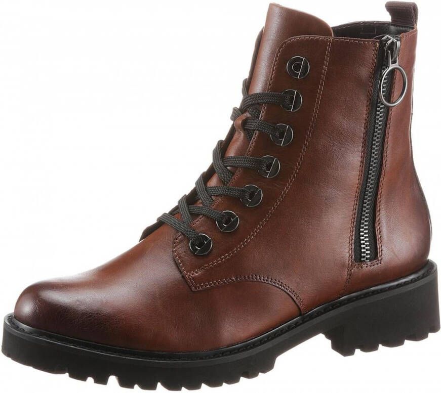 Remonte Veterlaarsjes blokhak laarsjes veterschoenen flats in used look - Foto 20