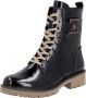 Remonte Veterlaarsjes Elisabeth Hurley-Collection blokhak veterschoen met praktische binnenrits - Thumbnail 4