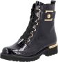 Remonte Veterlaarsjes blokhak veterschoenen in krokodillenlook binnenrits - Thumbnail 5