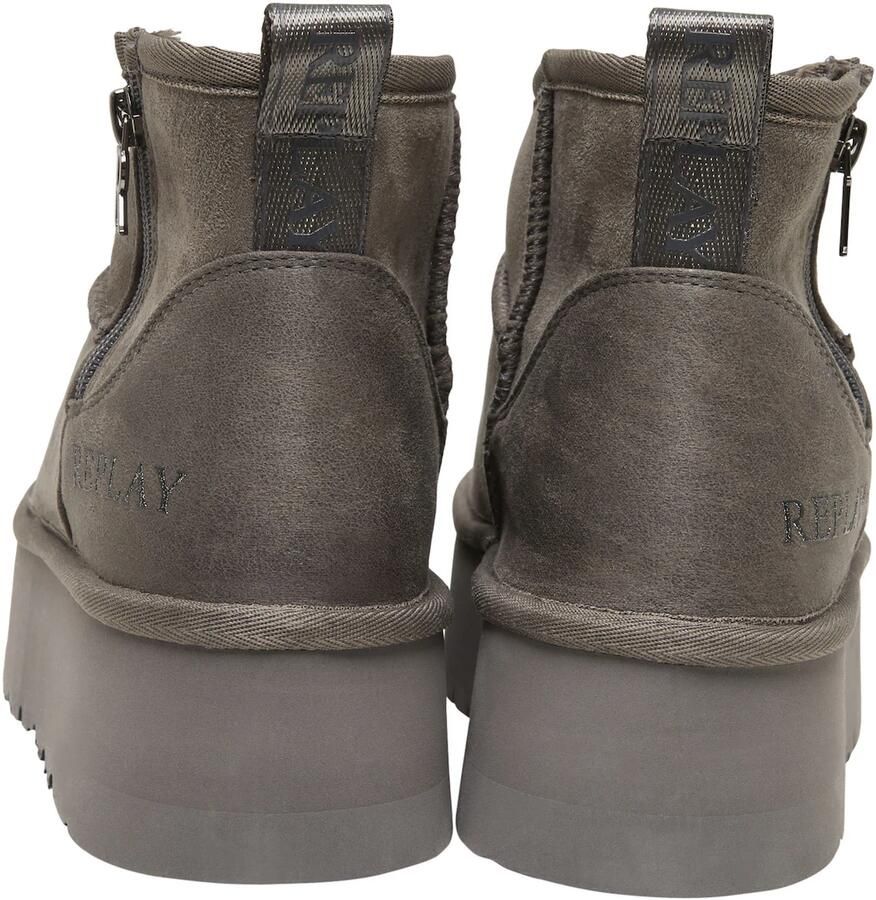 REPLAY Boots 'Zip' donkergrijs - Foto 2