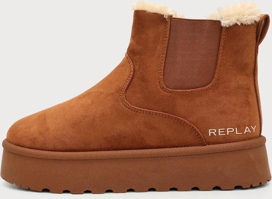 REPLAY Chelsea boots cognac
