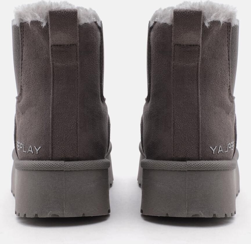 REPLAY Chelsea boots donkergrijs - Foto 3