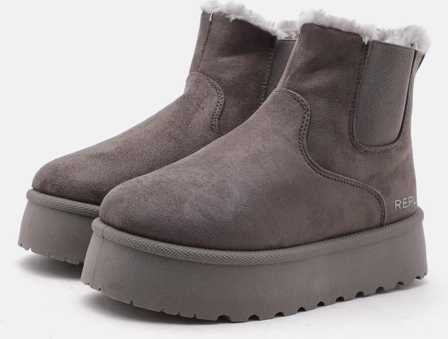 REPLAY Chelsea boots donkergrijs - Foto 4