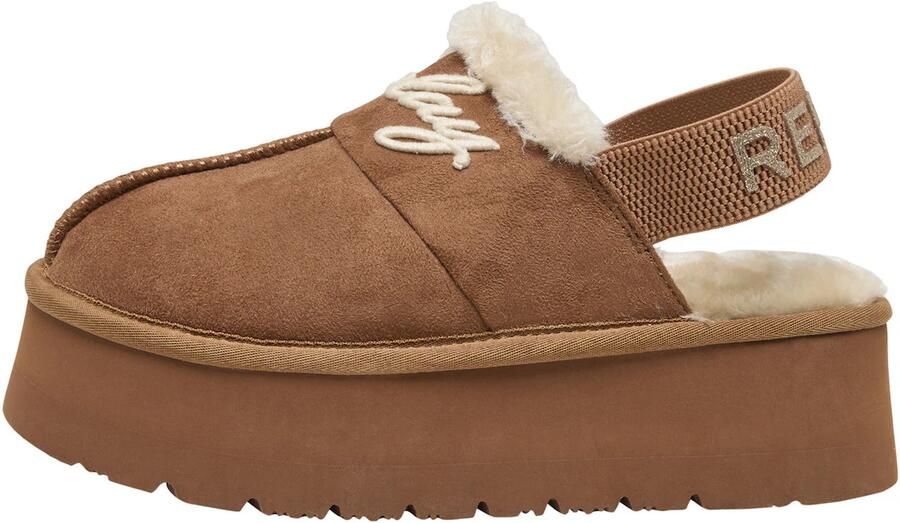 REPLAY Clogs 'Chic Luna' crème ombergrijs - Foto 6