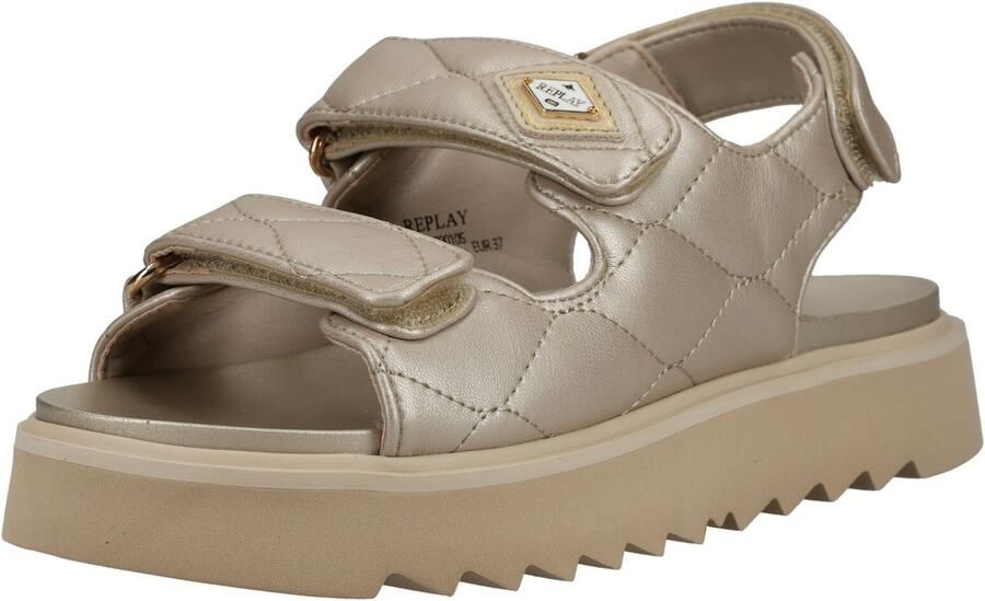 Replay Sandalen met sleehak