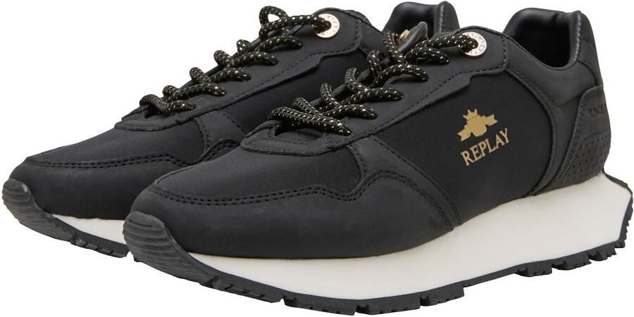 REPLAY Sneakers laag 'Avalan' goud zwart - Foto 2