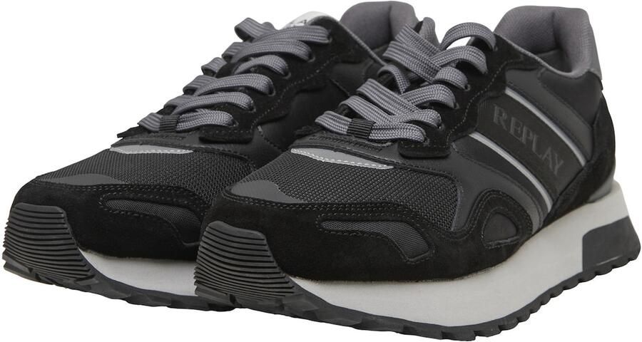 REPLAY Sneakers laag 'Bullet Union' grijs zwart - Foto 3