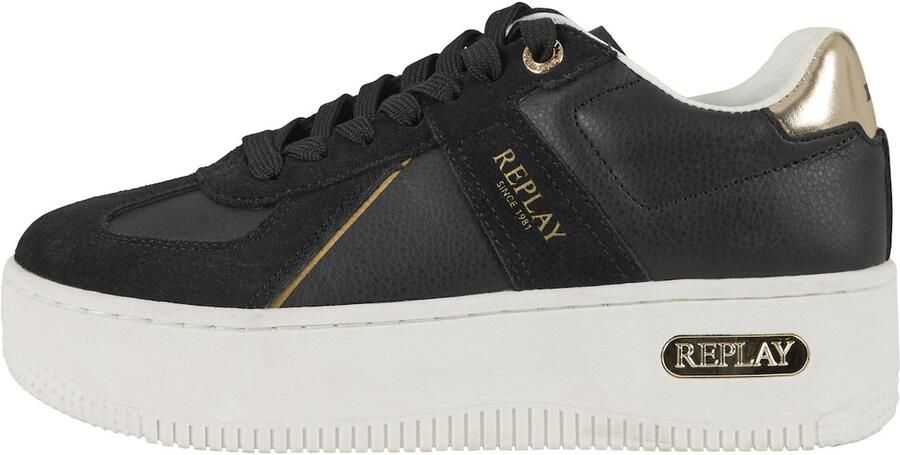 REPLAY Sneakers laag 'EPIC' goud zwart - Foto 3