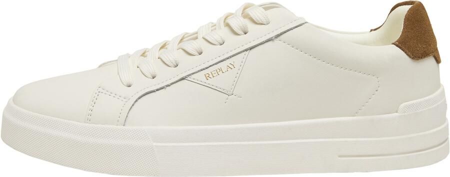 REPLAY Sneakers laag 'Evan Class' ombergrijs wit