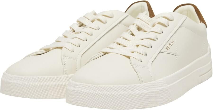 REPLAY Sneakers laag 'Evan Class' ombergrijs wit - Foto 3