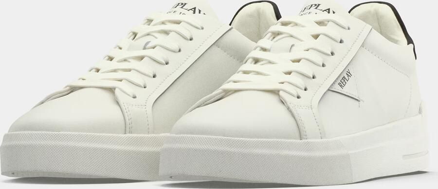 Replay Sneakers van gecoat leer met labeldetails Model 'EVAN' - Foto 6