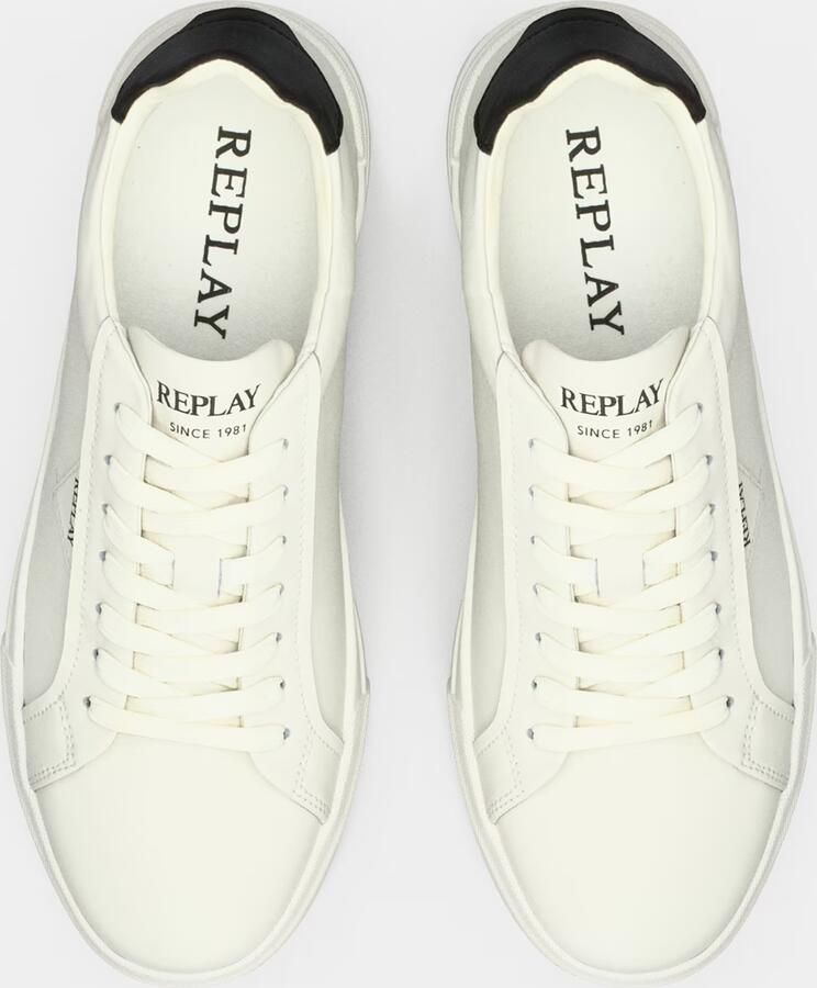 Replay Sneakers van gecoat leer met labeldetails Model 'EVAN' - Foto 3