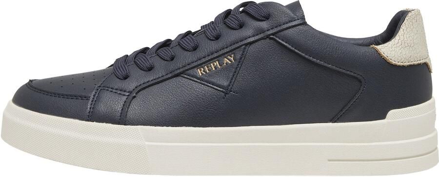 REPLAY Sneakers laag 'Evan' donkerblauw