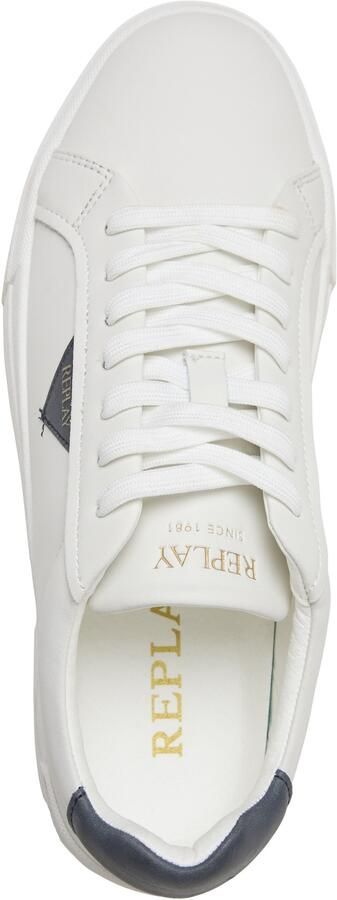 REPLAY Sneakers laag 'Evan' navy goud wit - Foto 5