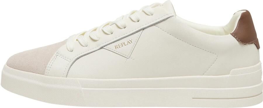 Replay Sneakers van gecoat leer met labelprintdetails - Foto 6