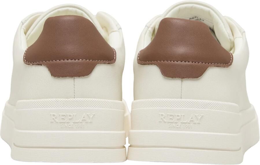 Replay Sneakers van gecoat leer met labelprintdetails - Foto 3
