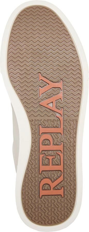 Replay Sneakers van gecoat leer met labelprintdetails - Foto 5