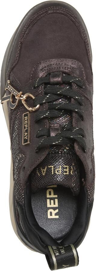 REPLAY Sneakers laag 'Field' donkerbruin - Foto 6