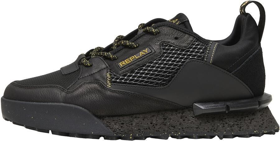 REPLAY Sneakers laag 'Field' goud zwart - Foto 2