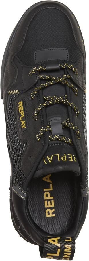 REPLAY Sneakers laag 'Field' goud zwart - Foto 4