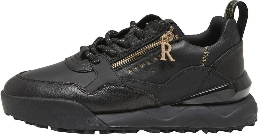 REPLAY Sneakers laag 'Field' zwart