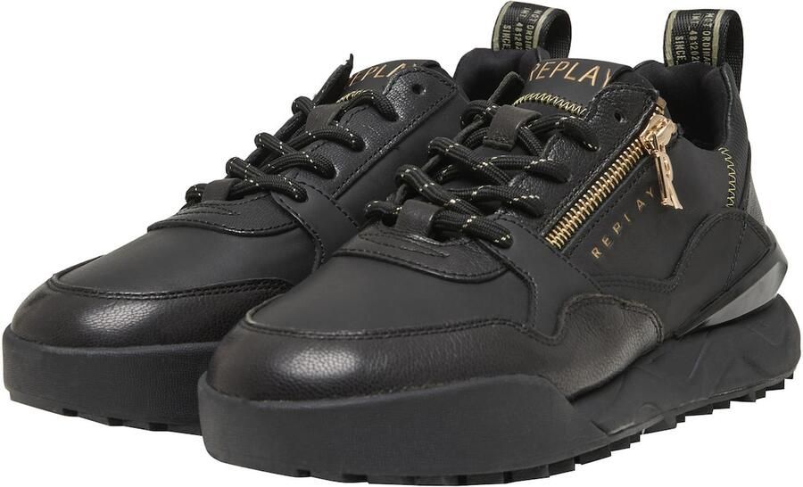 REPLAY Sneakers laag 'Field' zwart - Foto 3