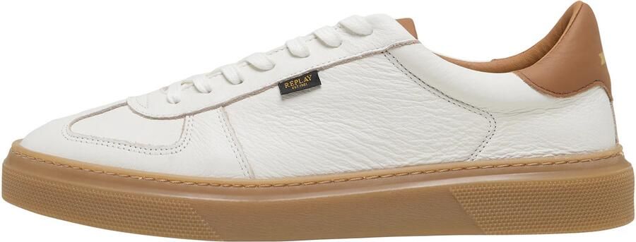 REPLAY Sneakers laag 'Foden' camel offwhite