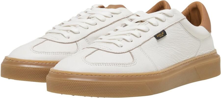 REPLAY Sneakers laag 'Foden' camel offwhite - Foto 3