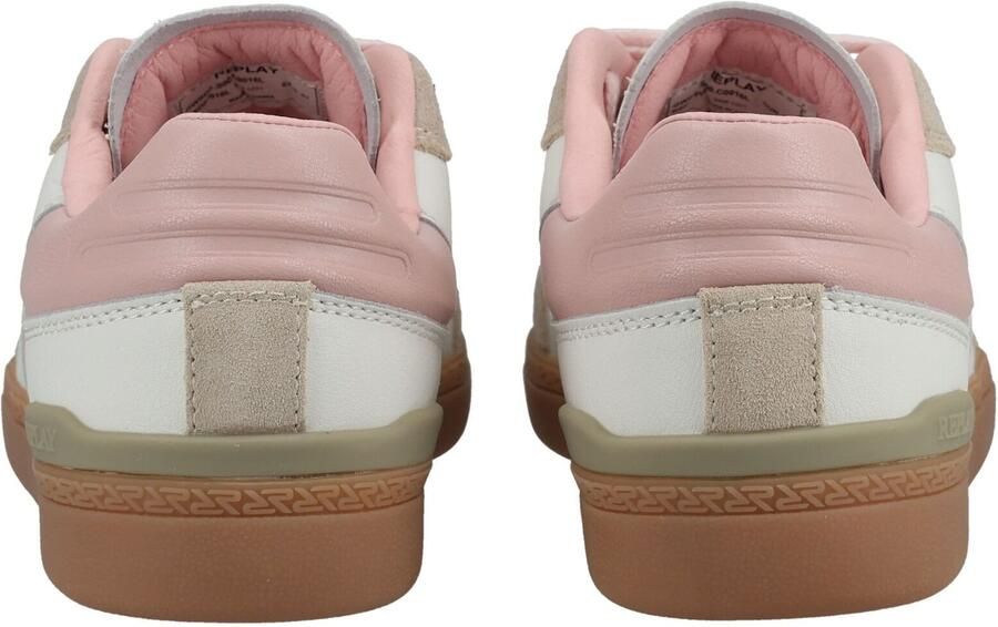 REPLAY Sneakers laag goud taupe rosé wit - Foto 3