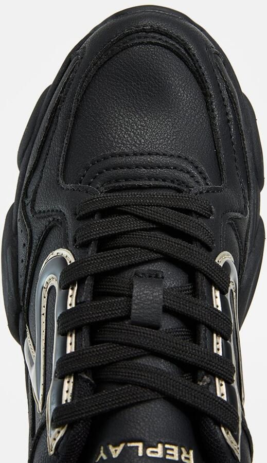 REPLAY Sneakers laag goud zwart - Foto 4