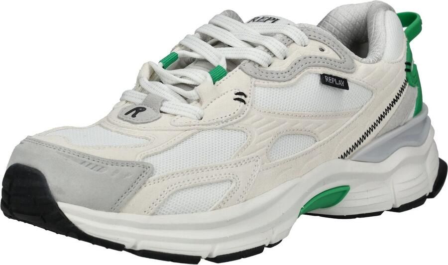 REPLAY Sneakers laag grijs wit