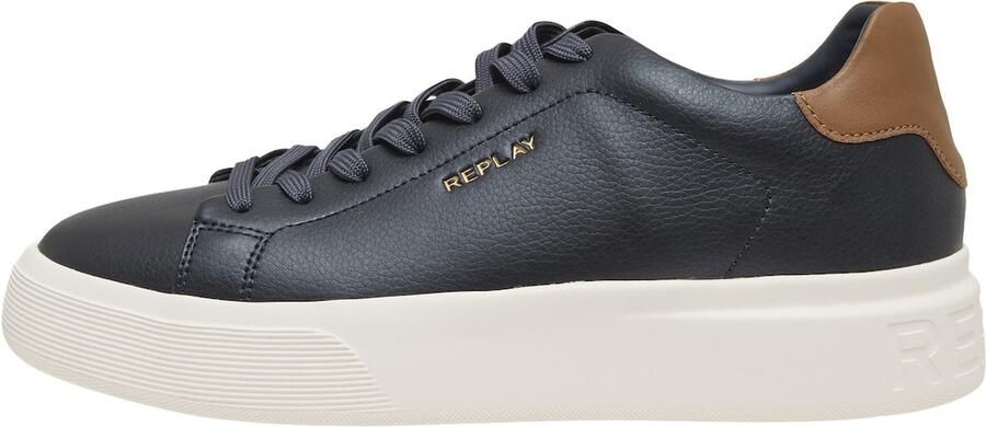 REPLAY Sneakers laag 'Notting Future' navy bruin
