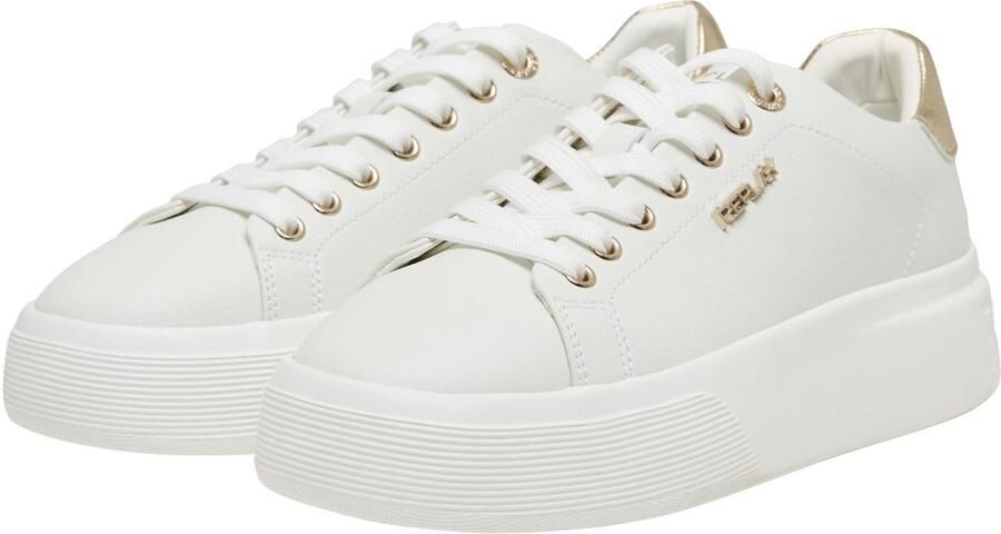 REPLAY Sneakers laag 'Notting' goud wit - Foto 3