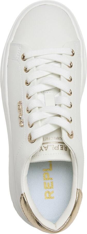 REPLAY Sneakers laag 'Notting' goud wit - Foto 6