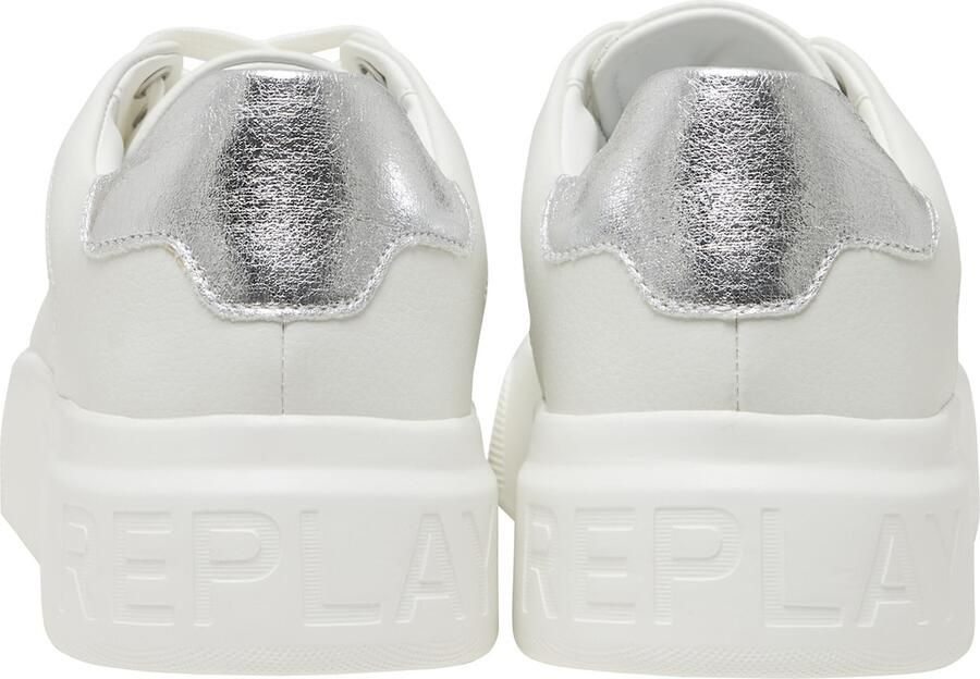 REPLAY Sneakers laag 'Notting' zilver wit - Foto 2