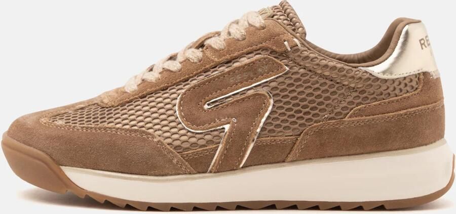 REPLAY Sneakers laag ombergrijs goud