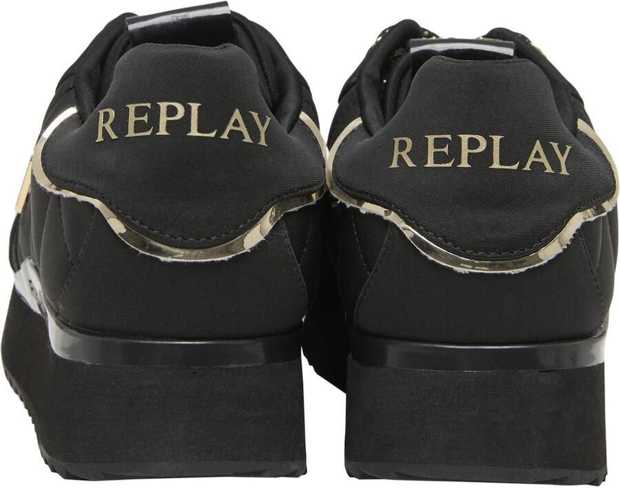 REPLAY Sneakers laag 'Penny' goud zwart - Foto 2