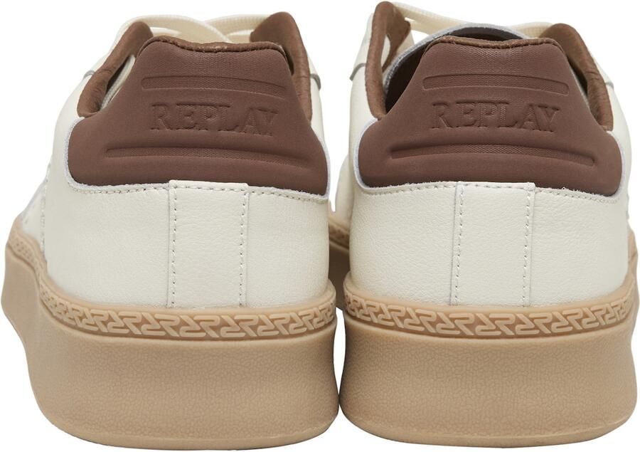 REPLAY Sneakers laag 'Playme Action' goud wit - Foto 3