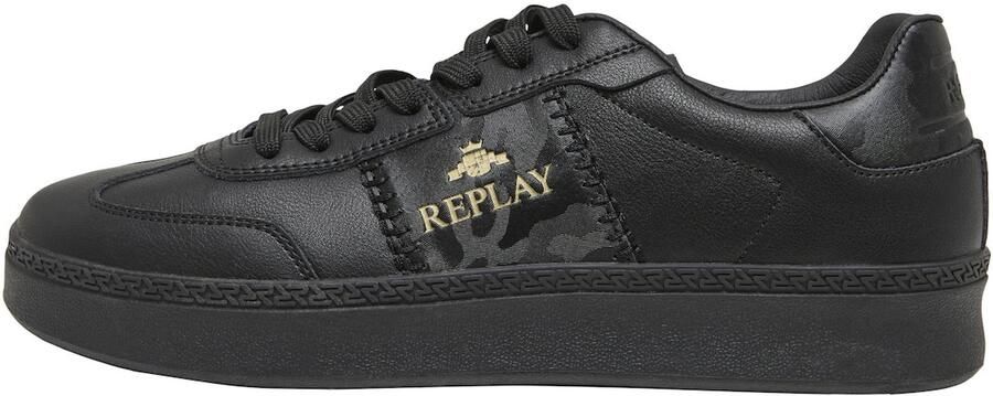 REPLAY Sneakers laag 'Playme Action' goud zwart - Foto 6