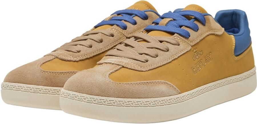 REPLAY Sneakers laag 'Pyper' blauw mosterd honing - Foto 3